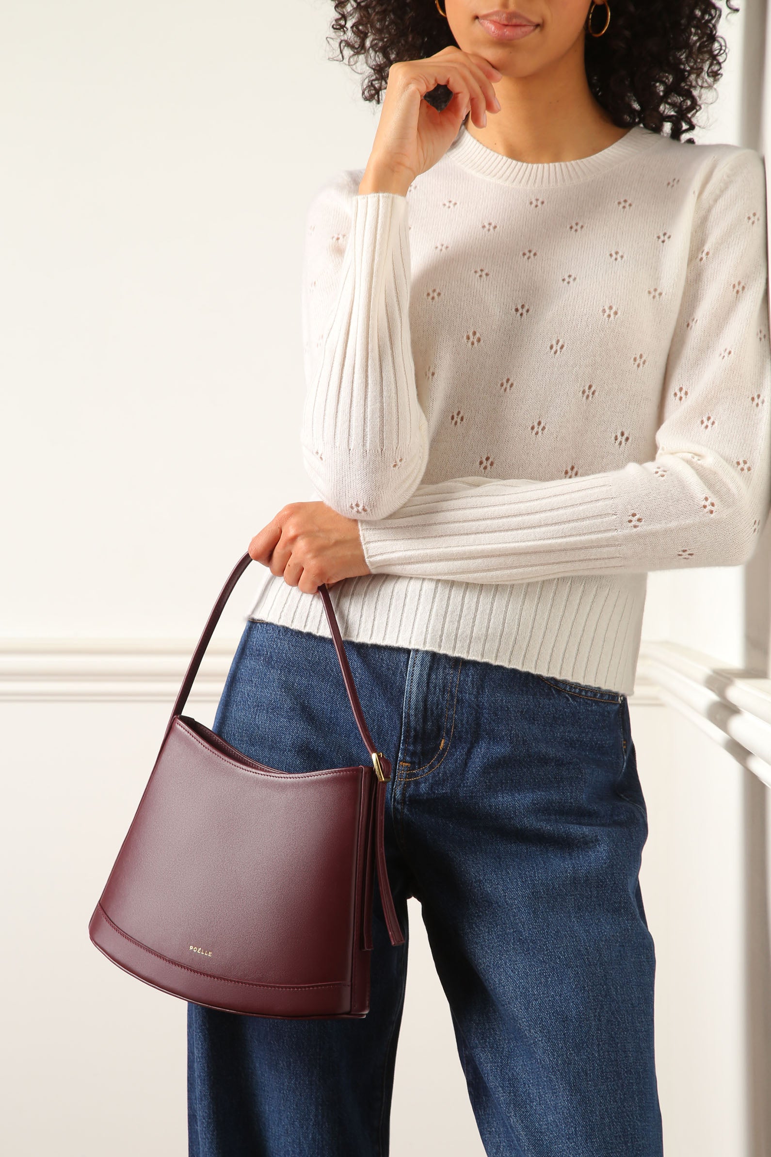 Bell Mini w kolorze marsala